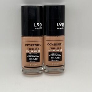 Covergirl Foundation TruBlend Matte Made L90 Classic Beige 1oz 2pk Womens